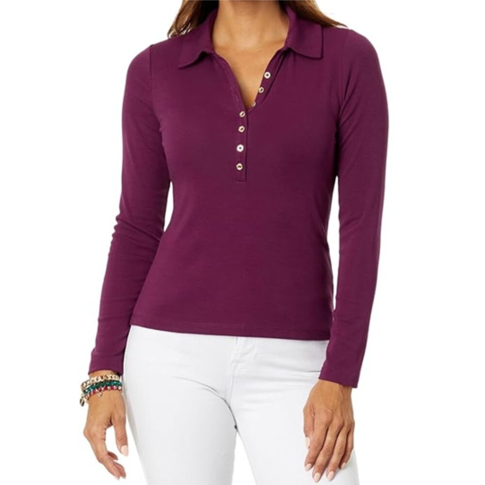 Lilly Pulitzer SMALL Reema Long Sleeve Top
